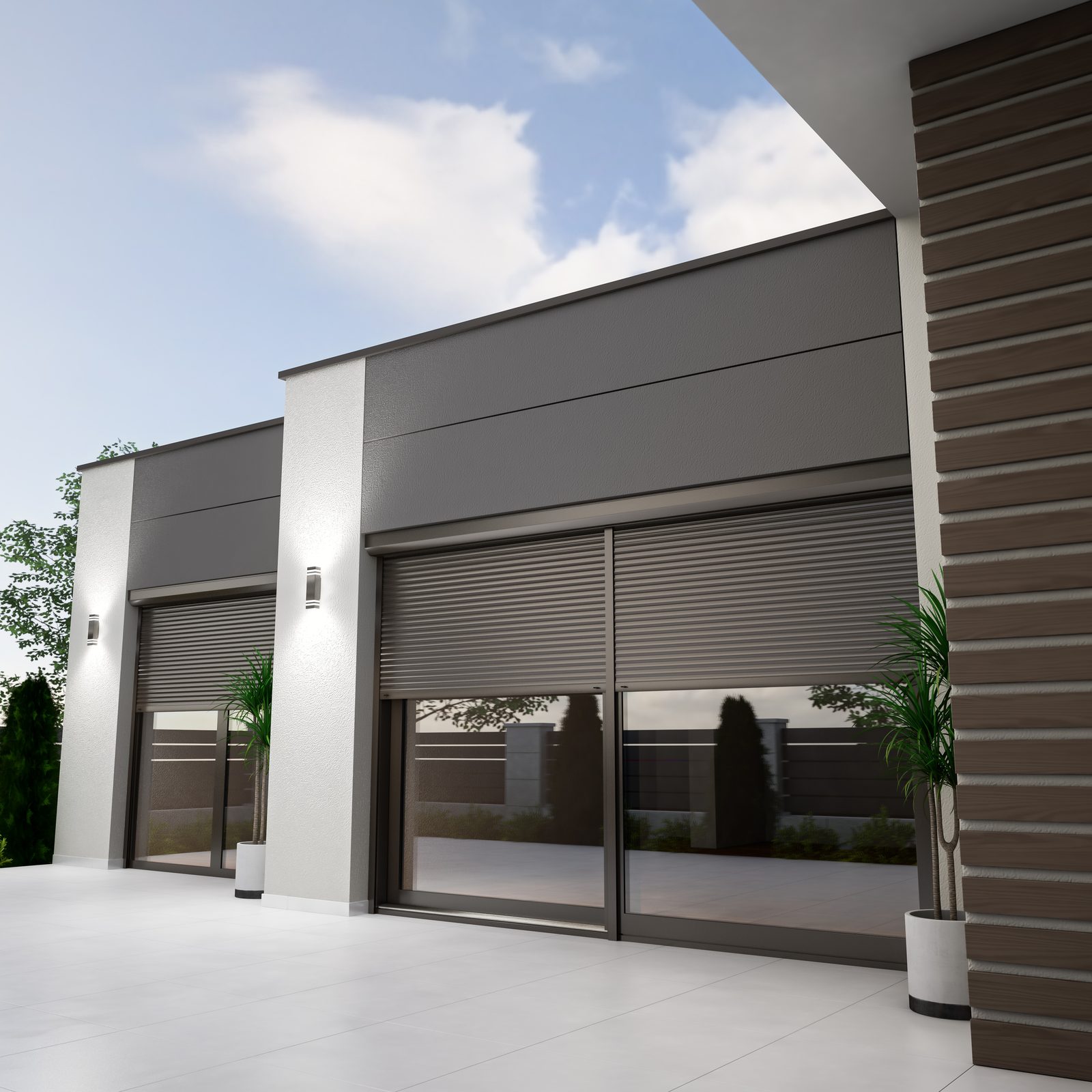 Aluminium shutters